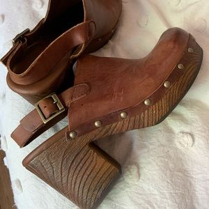 KORKS chunky heel